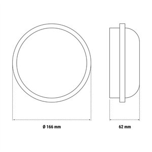 Lampada LED Beghelli Profondità 17 Cm Per Aree Comuni - Product Image 5
