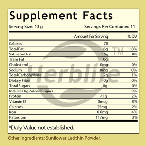 OEM/ODM Hot Selling Sunflower Lecithin Powder for Baking & Smoothies, Brain, Skin, Hair, Liver & Heart Health Support - Product Image 2