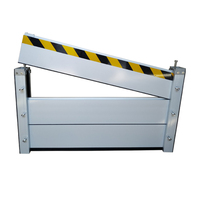 Barrière anti-inondation amovible en aluminium, barrière modulaire contre l'eau, système de contrôle des inondations robuste pour porte de garage, entrepôt