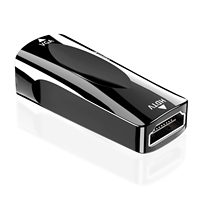 Adaptateur HDTV vers VGA portable avec prise audio 3,5 mm, convertisseur HDTV vers VGA 1080P pour PC, ordinateur portable, moniteur, téléviseur, blanc/noir, matériau ABS