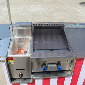 JX-CR180 Aluminum Mobile Food Stand Snack Stall and Cart for Sale for Candy and Ice Trailer Type - Product Image 6