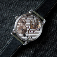 Montre automatique cadeau de mode avec bracelet en nylon vert montres de plongée mécaniques chères pour hommes