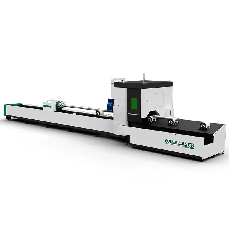 CNC metal fiber laser pipe cutter tube laser cutting machine for stainless steel aluminum square tube