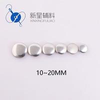 Bouton-pression en laiton de haute qualité 10mm-20mm, capuchon rond lisse en métal pour vêtements