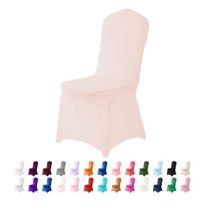 Housses de chaise professionnelles OEM écologiques en Spandex/Polyester, design durable, lavables en machine, service de logo personnalisé, certifiées <span class=keywords><strong>ISO</strong></span> - Product Image 1