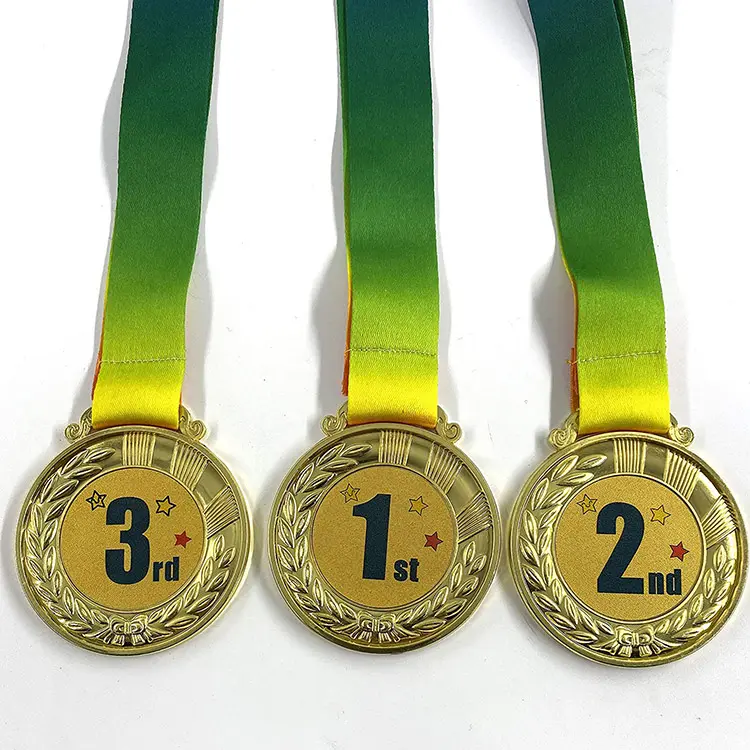 Aangepaste Logo Basketbal Medaille Medalla Blanco Gouden Zinklegering Trofeeën En Medailles Onderscheiding