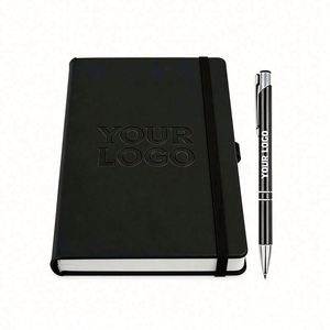 Personalized Custom Logo Promotional <b>A5</b> A6 80 Sheets Journals Pu Leather Hardcover Notebook With Bandage - Product Image 1