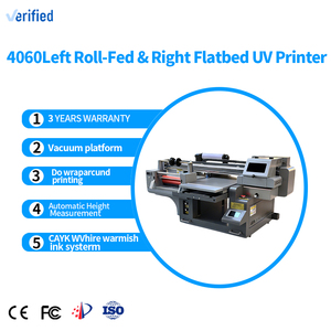 Mesin <span class=keywords><strong>Printer</strong></span> UV Flatbed Roll-to-Roll 4060 untuk Casing Ponsel, Lembaran Akrilik Logam, Papan Kayu, <span class=keywords><strong>Printer</strong></span> Stiker Iklan - Product Image 5