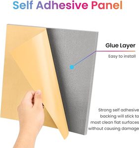 Paneles Acústicos <span class=keywords><strong>de</strong></span> Estilo Moderno para Sala <span class=keywords><strong>de</strong></span> Estar, Decoración <span class=keywords><strong>de</strong></span> Pared con Reducción <span class=keywords><strong>de</strong></span> Ruido para Habitaciones Familiares <span class=keywords><strong>de</strong></span> Hotel/Apartamento, Aislamiento Acústico - Product Image 3
