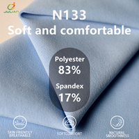 Tissu de sport élastique pour filles et hommes, tissu jersey de yoga et de golf en polyester et élasthanne extensible dans les quatre sens, de haute qualité