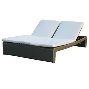 Double outdoor sun bed two person sunbed outdoor