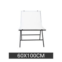 GuangYi meja menembak PVC, fotografi Studio 60*130cm aluminium Aloi & meja menembak meja latar belakang putih dengan klip