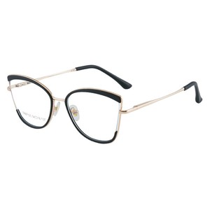 กรอบแว่นตา TR90 ทรงแคทอาย รุ่น 87105 กรอบเต็ม ป้องกันแสงสีฟ้า สำหรับทุกเพศ ขาแว่นโลหะแบบสปริง - Product Image 2
