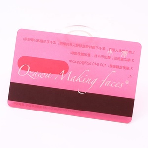 Cartes de bande magnétique d'adhésion de cadeau d'identification en plastique de PVC d'impression de haute qualité - Product Image 1