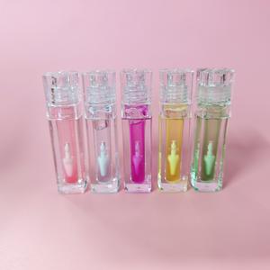 Aceite labial de gelatina brillante personalizado con kit de lápiz delineador de labios rosa desnudo Etiqueta Privada - Product Image 4