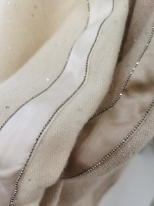 Suéter de Cuello Redondo de Manga Larga, Estilo Informal, Grueso, de Cachemira con Parches de Hilo con Cuentas BC, para Otoño, Precio Especial, No se Admiten Devoluciones - Product Image 5