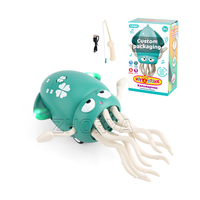Jouet pieuvre électrique dansante Zhorya, évitement automatique des obstacles, pieuvre dansante, jouets robotiques intelligents pour enfants avec éclairage