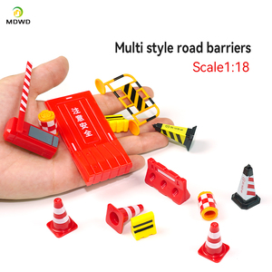 Barrera de carretera de Material ABS a escala 1/18, modelo de escena en <span class=keywords><strong>miniatura</strong></span> <span class=keywords><strong>para</strong></span> paisaje de carretera de mesa de arena - Product Image 3