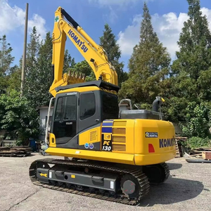 Komatsu PC130 excavadoras usadas bajas horas excelentes condiciones de trabajo perfectas excavadora sobre orugas 13 toneladas Komatsu PC130 CE para la venta - Product Image 1