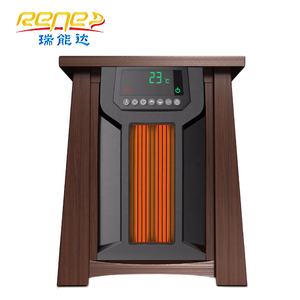 Pemanas Kotak Infra Merah Kayu Elektrik, Pemanas Ringkas Colokan AS 120V 60HZ dengan Sistem Pemanas Ganda - Product Image 2