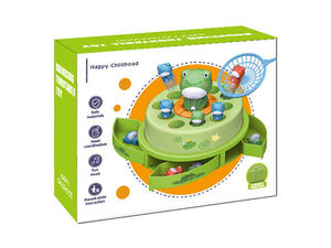 กระดานหมุนประสาทสัมผัสแบบไฟฟ้าของเล่นสำหรับเด็กกบป๊อปอัพแบบโต้ตอบเกมต่อสู้เพื่อการศึกษา - Product Image 2