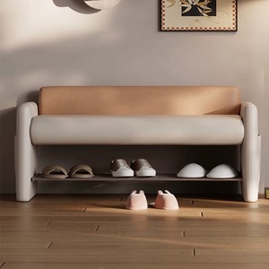 Banco moderno <span class=keywords><strong>para</strong></span> zapatos y otomana <span class=keywords><strong>para</strong></span> recibidor, banco largo montado en la pared <span class=keywords><strong>para</strong></span> el hogar, almacenamiento <span class=keywords><strong>de</strong></span> zapatos <span class=keywords><strong>para</strong></span> el <span class=keywords><strong>pie</strong></span> <span class=keywords><strong>de</strong></span> <span class=keywords><strong>cama</strong></span> - Product Image 3