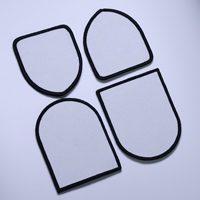 Patch vierge pour sublimation, broderie personnalisée, impression par transfert thermique, patch vierge en tissu pour sublimation