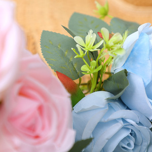 Ramo de Rosas Artificiales de Seda de 30cm-100cm de Altura, Simulación Realista, Decoraciones para Bodas - Product Image 1