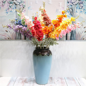 Flores de Delphinium de Tallo Largo de Seda Artificial de Nuevo Diseño - Product Image 6