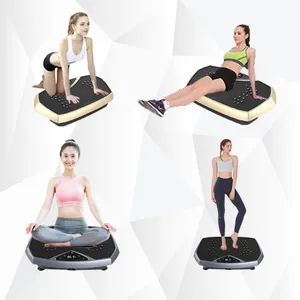 Profesyonel çılgın Fit titreşim plakası egzersiz makinesi Vibro güç plakası titreşimli makine Fitness aleti