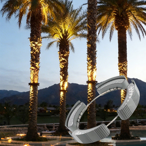IP65 étanche 24V DC <span class=keywords><strong>LED</strong></span> arbre anneau lumineux, jardin extérieur paysage cerceau <span class=keywords><strong>spot</strong></span> pour palmier plante décoration éclairage - Product Image 1