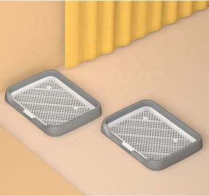Toilette pour chien Hyra, système de pot pour chien, salle de bain pour chien, bac à litière pour chien, support de tapis de propreté intérieur, bac d'apprentissage de la propreté pour chiot - Product Image 6