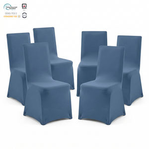 Funda Elástica Plateada de 250GSM para Silla de Hotel, Cubre Silla Ajustable para Eventos, Funda Protectora para Eventos al Aire Libre - Product Image 1