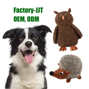 Fabriek Verbergen Eekhoorn Uil Piepend Gevulde Pluche Hond Speelgoed Verstoppertje En Zoek Activiteit Huisdier Hond Kauw Speelgoed
