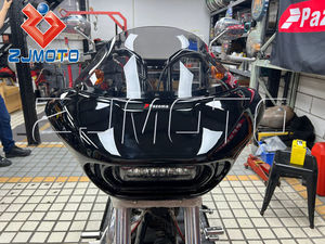 Carénage de moto au design distinctif et agressif pour Low Rider/Fat Bob/Street Bob/Super Glide/Wide Glide 1993-2017 style Club - Product Image 6