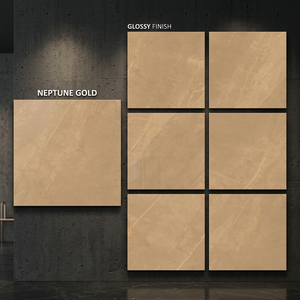 Gray Onyx Marble Look Polished Porcelain <b>Floor</b> Tiles Premium Indoor Flooring 32x32 Inch Design - Product Image 5