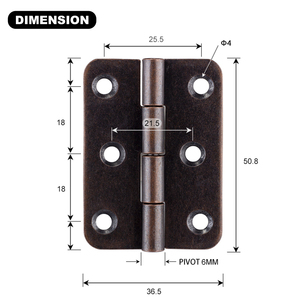 270 Degree Pin Swing <strong>Hinges</strong> Antique Black Heavy Duty Metal <strong>Hinge</strong> Cabinet <strong>Hinges</strong> For Furniture Bifold Door Cupboard Wooden Doors - Product Image 2