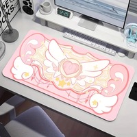 Mignon beau XXL tapis de souris Gamer noir tapis de souris ordinateur bureaux tapis de bureau PC bureau Portable clavier tapis de jeu souris Ped
