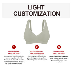 Custom Womens Sexy Lingerie <b>Ladies</b> High Waist Shaping <b>Underwear</b> Soft Embroidered Logo Push Up Bra For Women Sexy Hot - Product Image 4