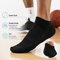 Chaussettes de sport basses pour le basketball, idéales pour les clubs, commandes personnalisées avec grip intégré – Vente en gros