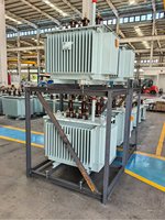 Transformateur de puissance principal triphasé immergé dans l'huile, 40 MVA, 220 kV/22 kV, 480 V, extérieur, à deux enroulements, qualité supérieure