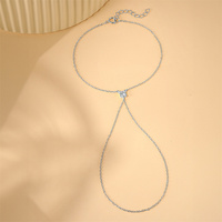Bracelet pour femme en argent sterling 925 avec une seule pierre en moissanite, tendance, minimaliste, cadeau de mariage ou de fête