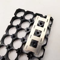 Support de batterie DIY multi-tailles en ABS+PC ignifuge haute résistance pour cellules Li-ion 18650/21700/26650/32650