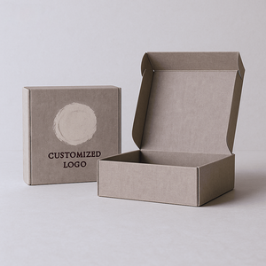 กล่องกระดาษลูกฟูกสำหรับบรรจุภัณฑ์เครื่องครัวขายส่ง กล่องไปรษณีย์กระดาษแบบกำหนดเอง กล่องไปรษณีย์กระดาษแบบใช้ซ้ำได้ กล่องไปรษณีย์กระดาษแบบด่วน - Product Image 2