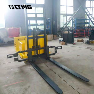 Apilador de palés eléctrico de almacén de horquilla ajustable de más de 1 tonelada, 1,2 toneladas, 1,5 toneladas, pila eléctrica completa de 2 toneladas con motor de núcleo nuevo - Product Image 1