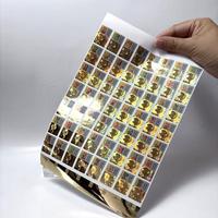 Étiquette de garantie transparente anti-effraction en PET, étiquette automobile, étiquette holographique laser personnalisée