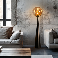 Lampes sur pied en fer LED E27 de style scandinave nordique avec design moderne et hauteur réglable pour salon, bureau, hôtel, chambre à coucher
