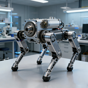 机器人关节模块双足/四足机器人关节减速器集成电机模块不锈钢数控加工 - Product Image 2