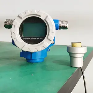 Pengukur eksternal ultrasonik, level air sensor pengukur bahan bakar non-invasif tangki minyak cair kimia Luar tanpa lubang bor