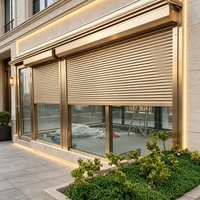 Rideau Pare-Soleil Moderne en Alliage d'Aluminium pour Villa, Anti-Effraction et Anti-Vandalisme, Optimisant l'Espace et Débroussant la Vue sur l'Escalier